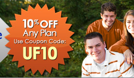 10% off any plan.  Use Coupon Code: UF10